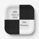 Search for class reunion party supplies Black and white