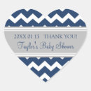Recherche de blue grey baby shower stickers Merci