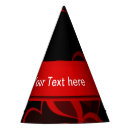 Search for black paper party hats Text