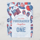 Search for 4th of july 1st birthday invitations Turning one