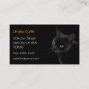 Search for cool cat business cards Kitty