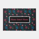 Search for vintage floral doormats Blue