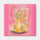 Recherche de chat de gingembre magnets Chaton