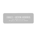 Search for photo wedding return address labels Grey