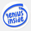 Search for genius stickers Parody