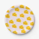 Recherche de fromage assiettes en papier Mignon