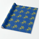 Search for police wrapping paper Blue