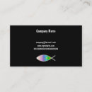 Search for christian fish business cards Faith
