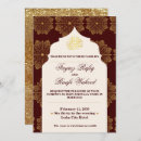 Search for gilded wedding invitations Walima