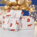 Search for christmas animal wrapping paper Forest