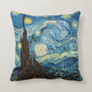 Recherche de nuit étoilée coussins Peinture