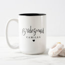 Search for bridesmaid mugs Calligraphy