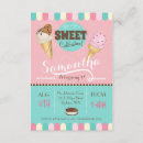 Recherche de magasin de crème glacée invitations Rose