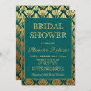 Search for teal and gold bridal shower invitations Bride