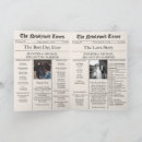 Search for 5x7 newspaper wedding invitations Calligraphy