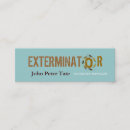 Search for pest control business cards Insects