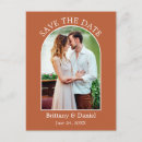 Search for burnt orange save the dates Engagement