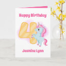 Recherche de mignonne licorne vœux cartes Nom