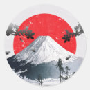 Search for mount fuji stickers Cherry blossoms