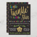 Search for twinkle twinkle little star gender reveal invitations Gold