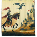 Search for horse shower curtains Medieval