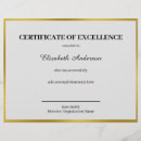 Search for certificates of excellence School