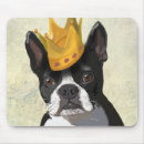 Recherche de terrier boston tapis souris Fleurs