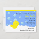 Search for baby bath invitations Duck