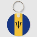 Search for flag of barbados keychains National