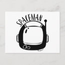 Search for spaceman postcards Moon