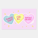 Search for humanity rectangle stickers Justice