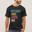 Recherche de vintage 1962 tshirts 61e