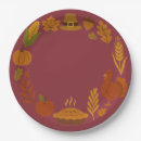 Search for thanksgiving paper plates Autumn tableware