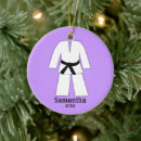 Search for black belt ornaments Taekwondo