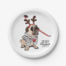 Search for christmas reindeer plates Pug