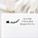 Search for sleigh return address labels Santa