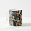 Search for library bookshelf mugs Bookworm