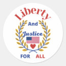 Search for liberty and justice stickers Usa