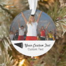 Search for cheerleader ornaments High school