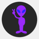 Search for purple alien stickers Scifi