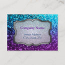 Search for mosaic business cards Glitter