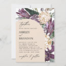 Recherche de couleur prune invitations Couple