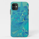 Recherche de fractales iphone coques Bleu