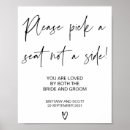 Search for pick a seat Black and white
