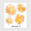 Recherche de jaune brillant autocollants Fleur