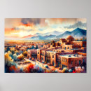 Recherche de nouveau mexique posters Aquarelle