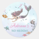 Recherche de sous la mer autocollants Anniversaire de mermaid