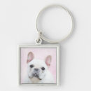 Search for cream keychains French bulldog