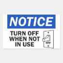 Search for turn it off stickers Electricity
