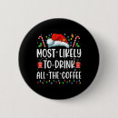 Recherche de de café de noël badges Amusant